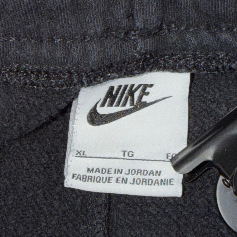 Nike Fleece Joggers Mens XL Black Excellent Embroidered Logo Sweatpants - Picture 3 of 4